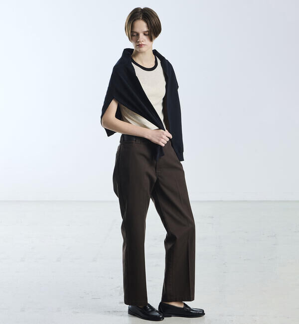  「GOOD PEOPLE GOOD STITCHING GOOD PRODUCT | バイカラートリム 半袖Tシャツ WOMEN」|Tシャツ・カットソー|