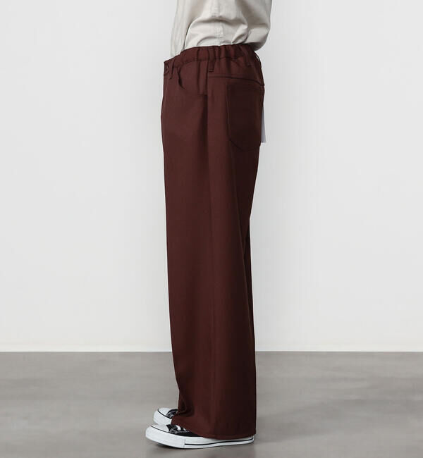  「Wrangler | 〈別注〉 WRANCHER ワイドスラックス BROWN MEN」|チノ|