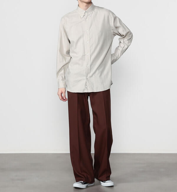  「Wrangler | 〈別注〉 WRANCHER ワイドスラックス BROWN MEN」|チノ|