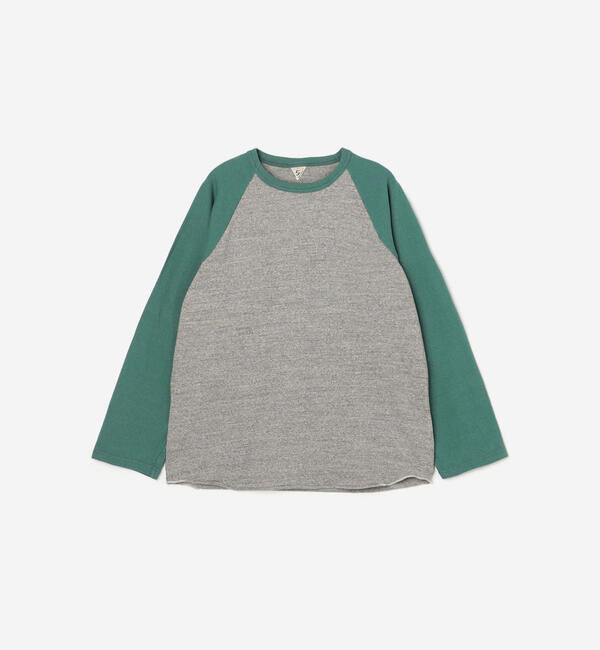  「FilMelange |〈別注〉ベースボール 長袖Tシャツ MEN」|Tシャツ・カットソー|GREY系2