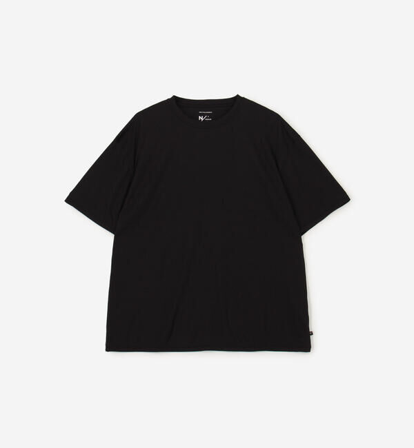  「NEUTRALWORKS. | 〈別注〉クルーネック 半袖Tシャツ MEN」|Tシャツ・カットソー|BLACK