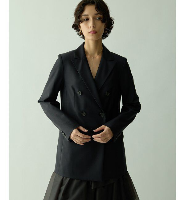 Drawing Numbers「【Drawing Numbers】ダブルプレーンジャケット」|テーラードジャケット|