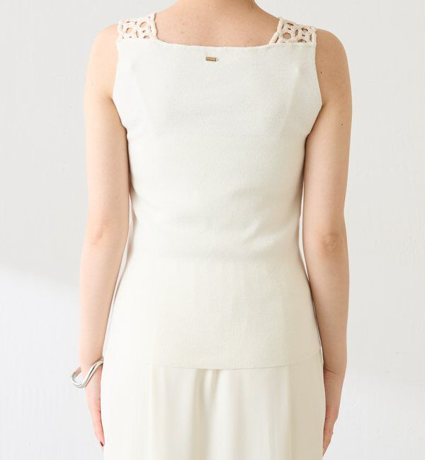  「レーストリムニットキャミ」|ニット・セーター|