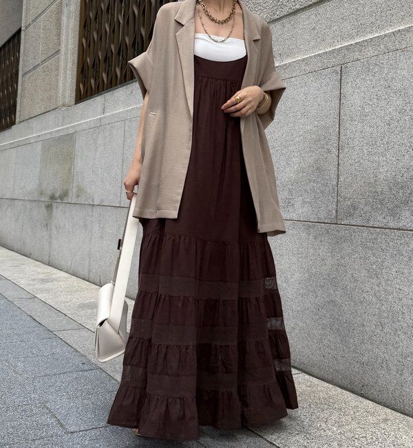  「メッシュ半袖ジャケット」|テーラードジャケット|