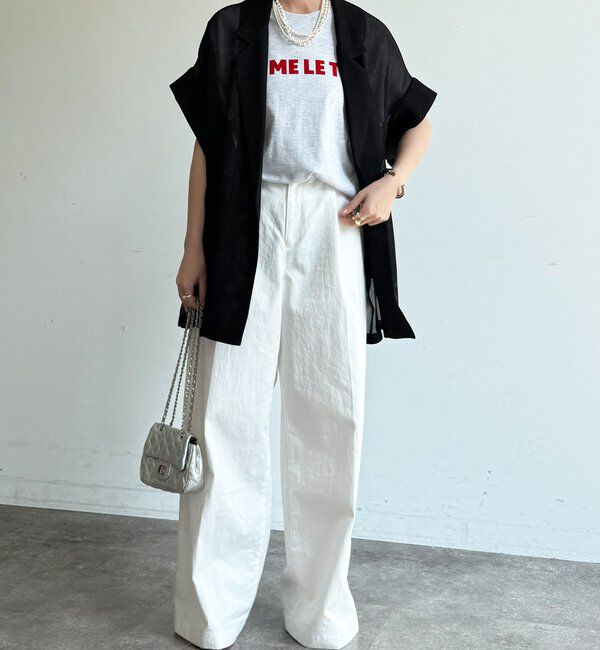  「メッシュ半袖ジャケット」|テーラードジャケット|