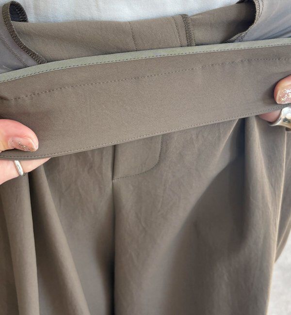  「透けないタックパンツ」|チノ|