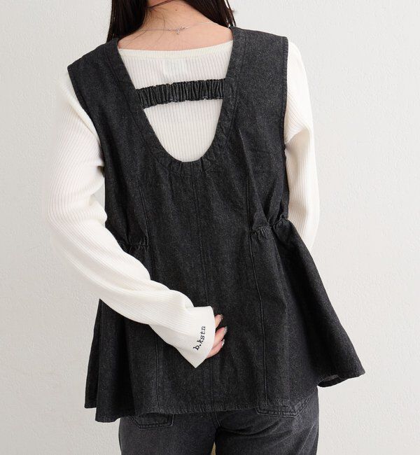  「【セットアップ対応】B デニムペプラムビスチェ」|その他|