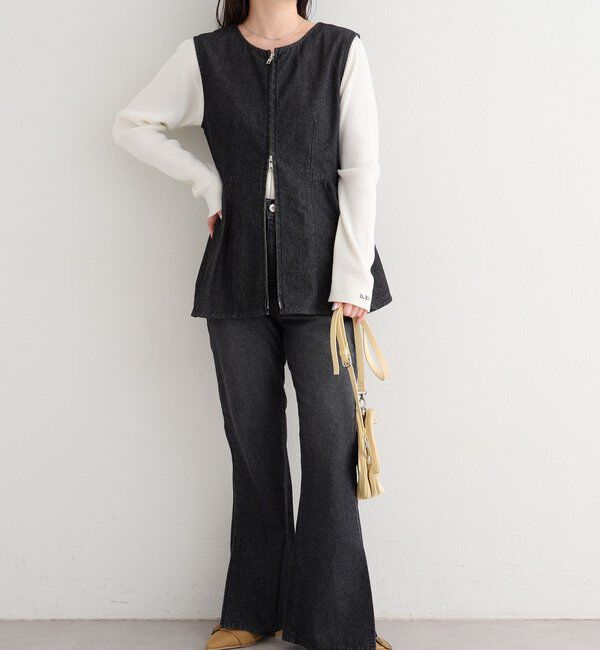  「【セットアップ対応】B デニムペプラムビスチェ」|その他|