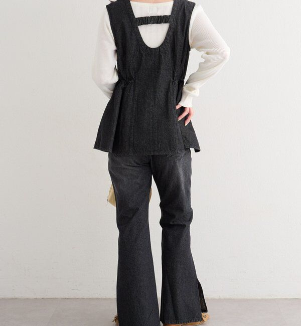  「【セットアップ対応】B デニムペプラムビスチェ」|その他|