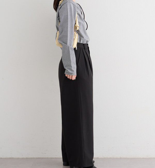  「【前後2WAY】B ボーダーバックリボンロンTEE」|その他|