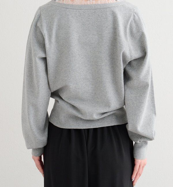  「【4色展開】B レーススクエアネックカーディガン」|その他|