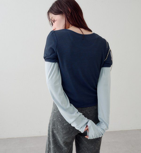  「レイヤードカットソーSET」|Tシャツ・カットソー|