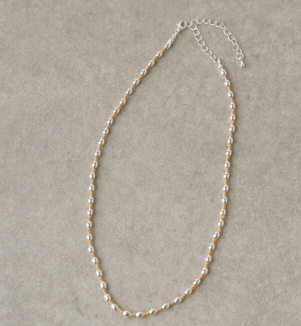  「【fiw.】ビーズダブルネックレス」|ネックレス|