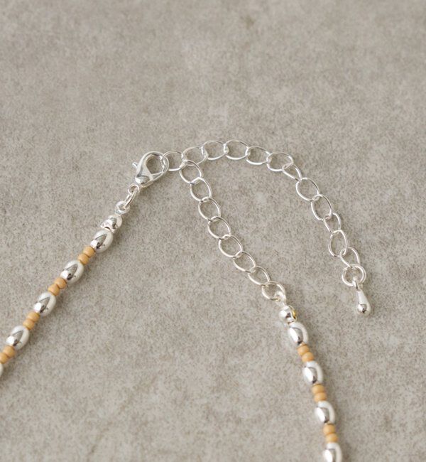  「【fiw.】ビーズダブルネックレス」|ネックレス|