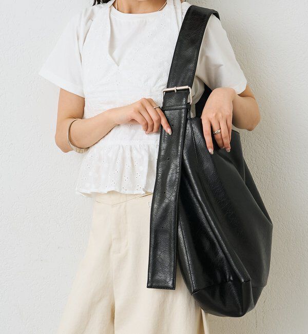  「チャーム付きベルトショルダーBAG」|トートバッグ|