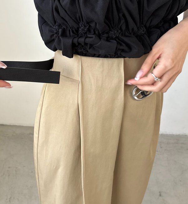  「【主役級スカート/低身長サイズあり】アシメタックベルト付スカート」|スカート|