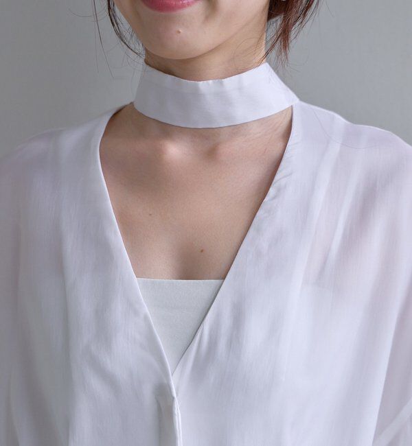  「キュプラタックブラウス」|シャツ・ブラウス|