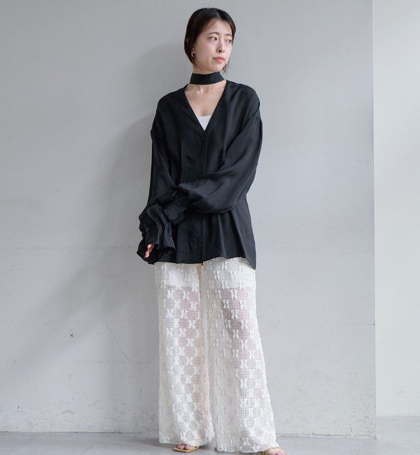  「キュプラタックブラウス」|シャツ・ブラウス|
