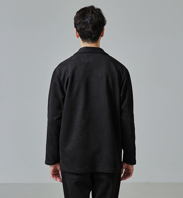 ABAHOUSE「【セットアップ対応】シルキー ネオスエード ジャケット/カーディガン」|カーディガン|