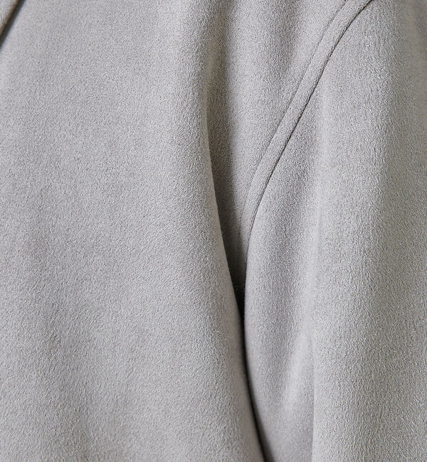 ABAHOUSE「【セットアップ対応】シルキー ネオスエード ジャケット/カーディガン」|カーディガン|