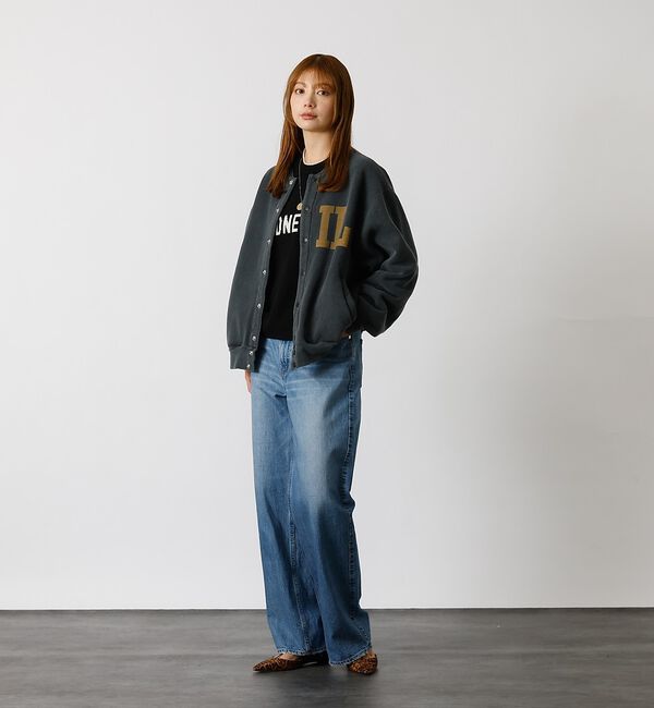 ABAHOUSE「別注【REMI RELIEF / レミレリーフ】ノンストレス起毛裏毛 スタジアム」|カーディガン|