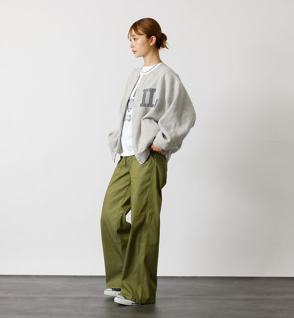 ABAHOUSE「別注【REMI RELIEF / レミレリーフ】ノンストレス起毛裏毛 スタジアム」|カーディガン|