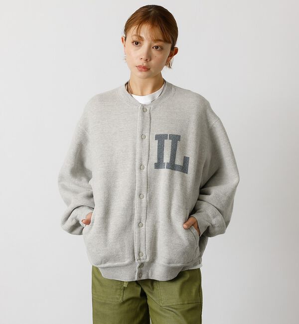 ABAHOUSE「別注【REMI RELIEF / レミレリーフ】ノンストレス起毛裏毛 スタジアム」|カーディガン|