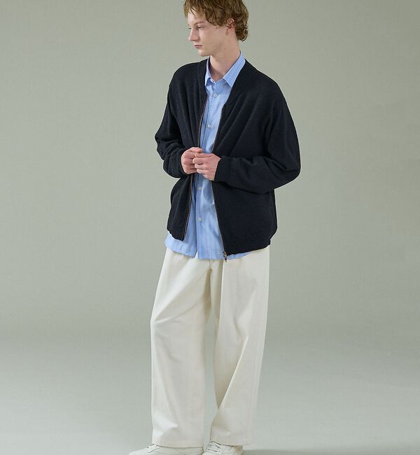 ABAHOUSE「エアリーストライプ オーバーサイズ レギュラーカラーシャツ」|シャツ・ブラウス|