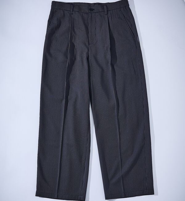 ABAHOUSE「ピンストライプ ワイドストレート イージースラックス / ワイドパンツ」|その他|
