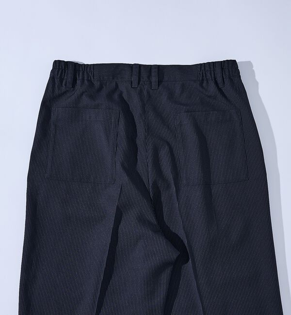 ABAHOUSE「ピンストライプ ワイドストレート イージースラックス / ワイドパンツ」|その他|
