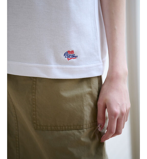 Rouge vif「【JEMORGAN/ジェーイーモーガン】カノコノースリーブカットソー/TCカノコ」|Tシャツ・カットソー|