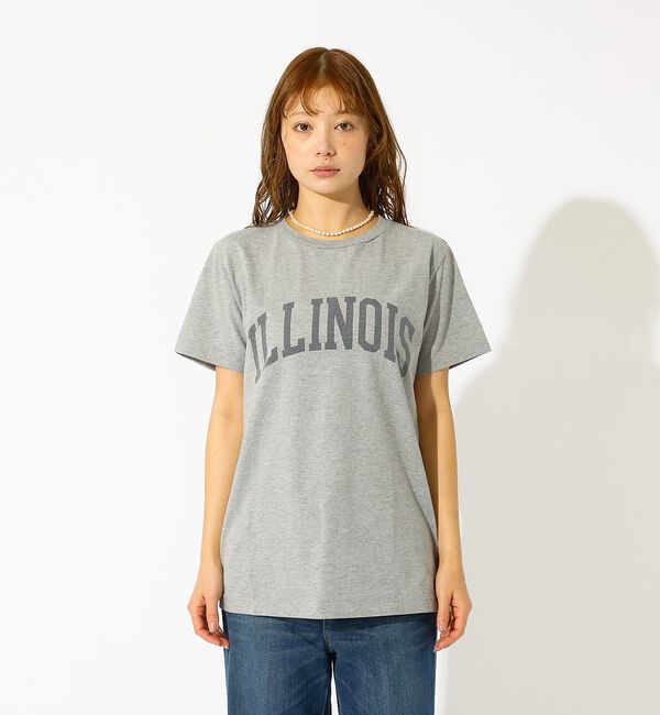 Rouge vif「【REMI RELIEF / レミレリーフ】LW加工T "ILLINOIS" /」|Tシャツ・カットソー|
