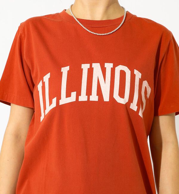 Rouge vif「【REMI RELIEF / レミレリーフ】LW加工T "ILLINOIS" /」|Tシャツ・カットソー|
