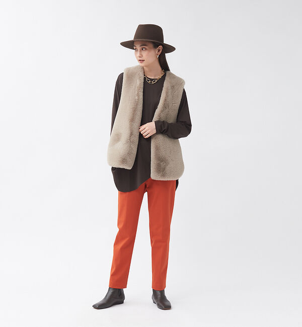 qualite「《2021新色登場》ストレッチシガレットパンツ」|その他|