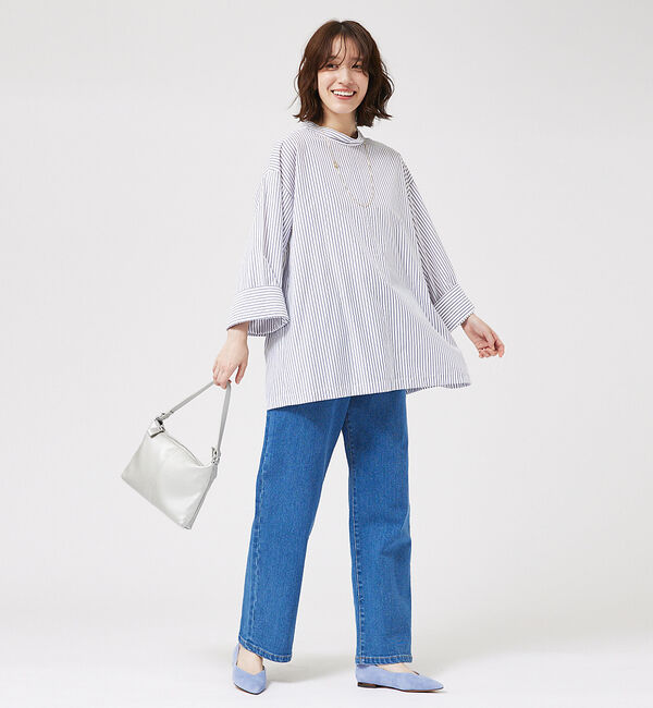 abahouse mavie「ワイドスリーブ2WAYシャツ」|シャツ・ブラウス|