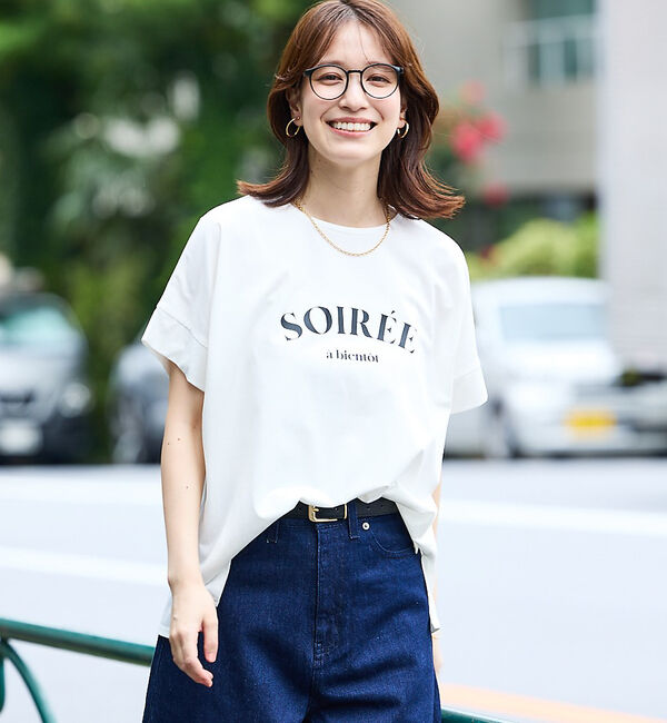 abahouse mavie「ワイドロゴT」|Tシャツ・カットソー|