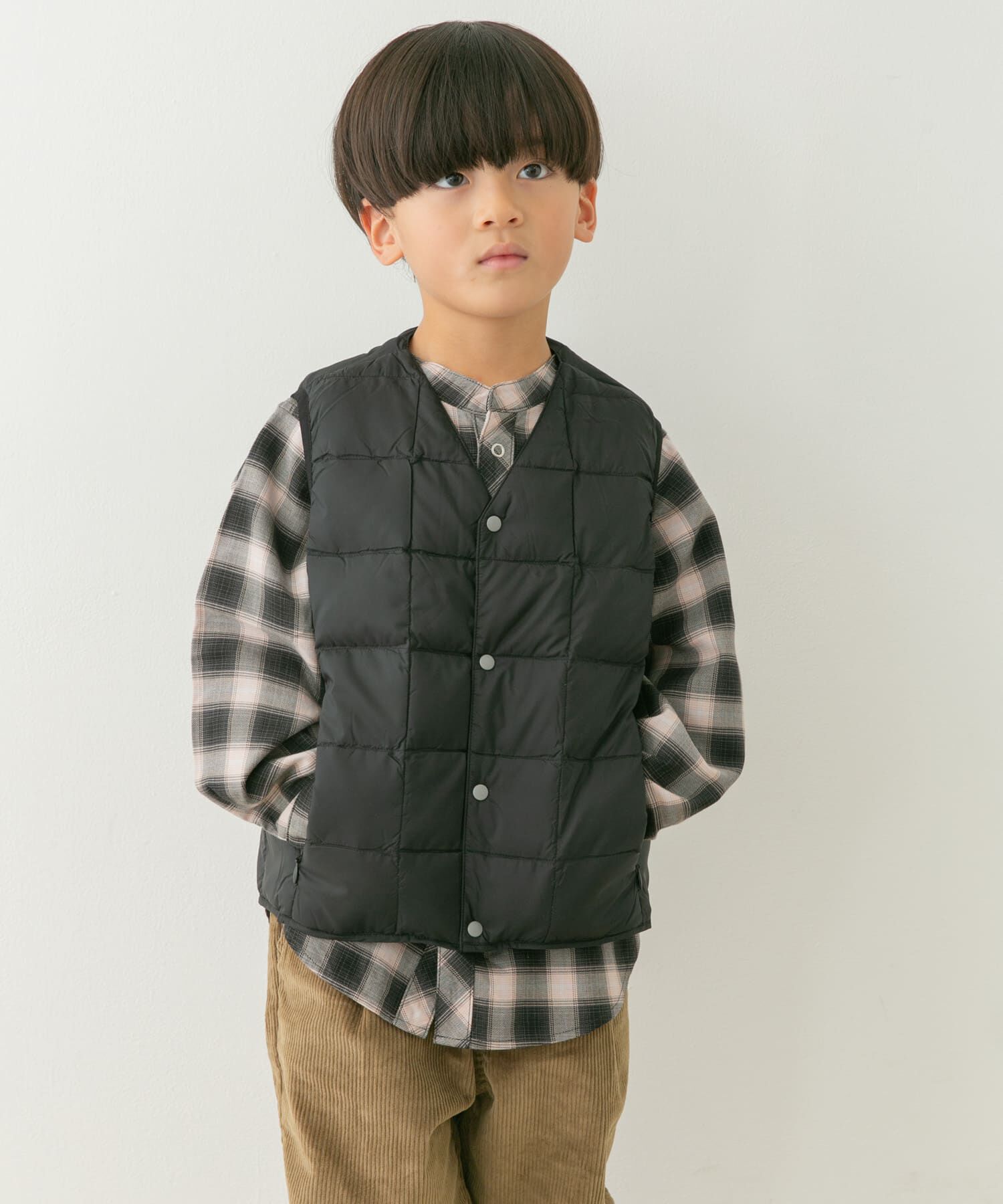 URBAN RESEARCH DOORS「TAION　V-NECK BUTTON DOWN VEST(KIDS)」|その他|