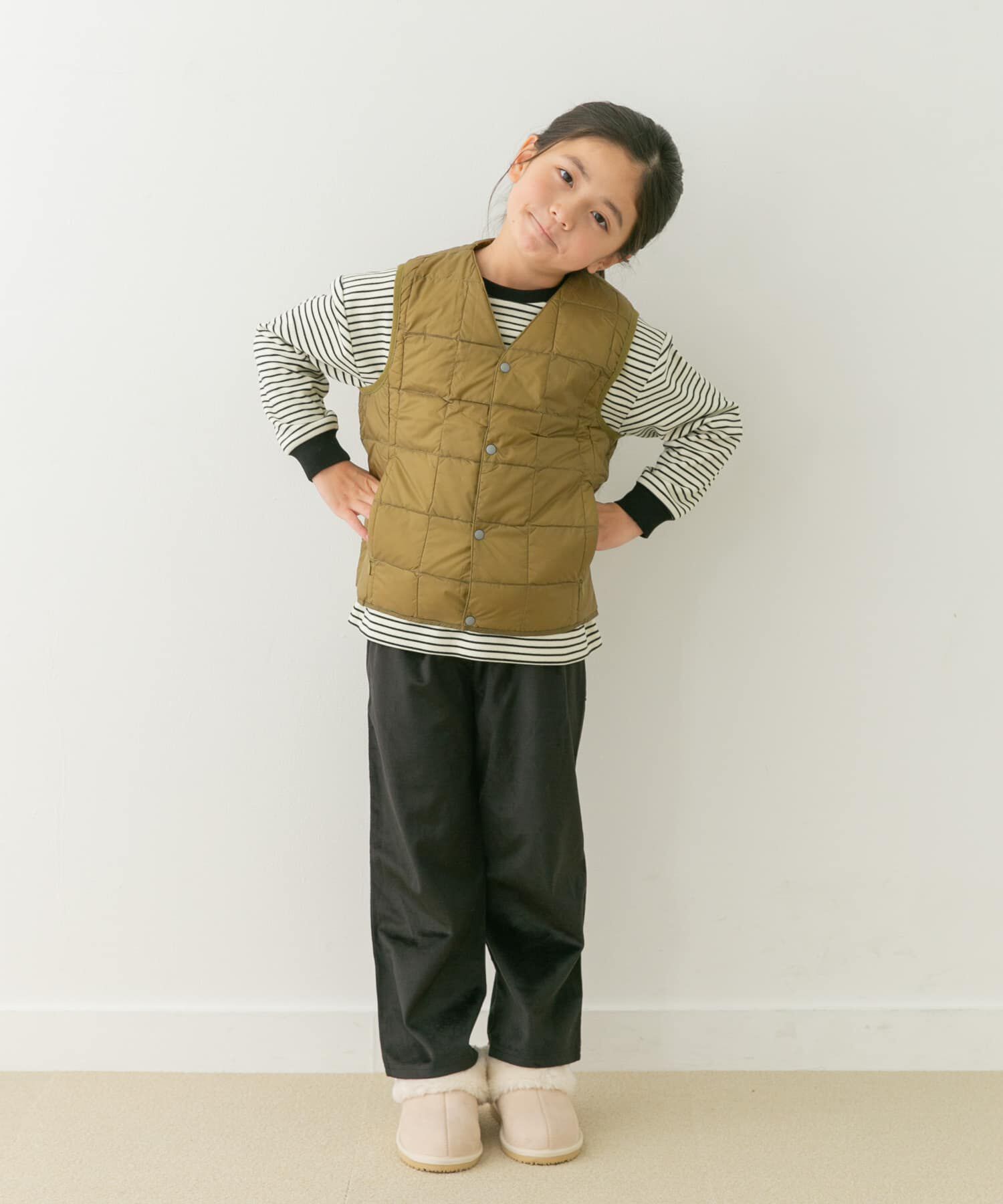 URBAN RESEARCH DOORS「TAION　V-NECK BUTTON DOWN VEST(KIDS)」|その他|