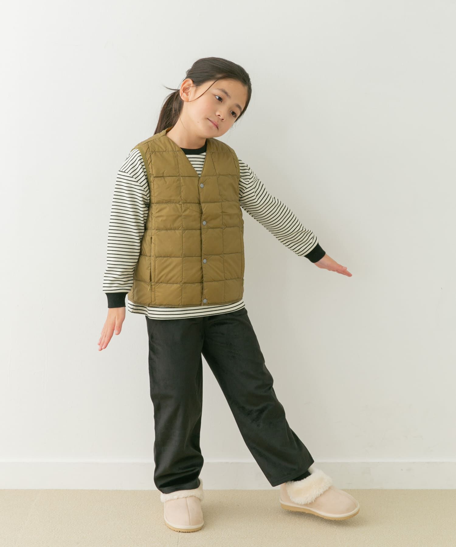 URBAN RESEARCH DOORS「TAION　V-NECK BUTTON DOWN VEST(KIDS)」|その他|