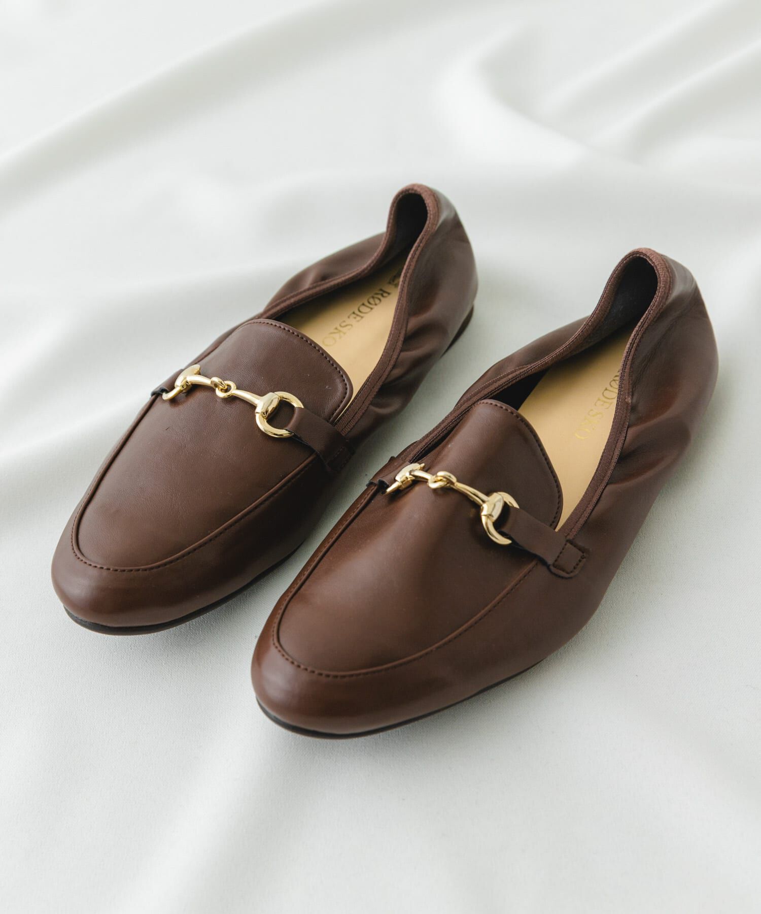 RODE SKO「『35～40サイズ展開』『MADE IN JAPAN』やわビットローファー」|ローファー|ブラウン