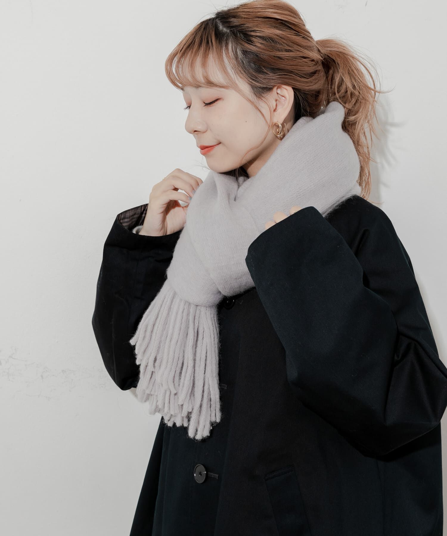 SMELLY「ソフトボリュームマフラー」|マフラー|