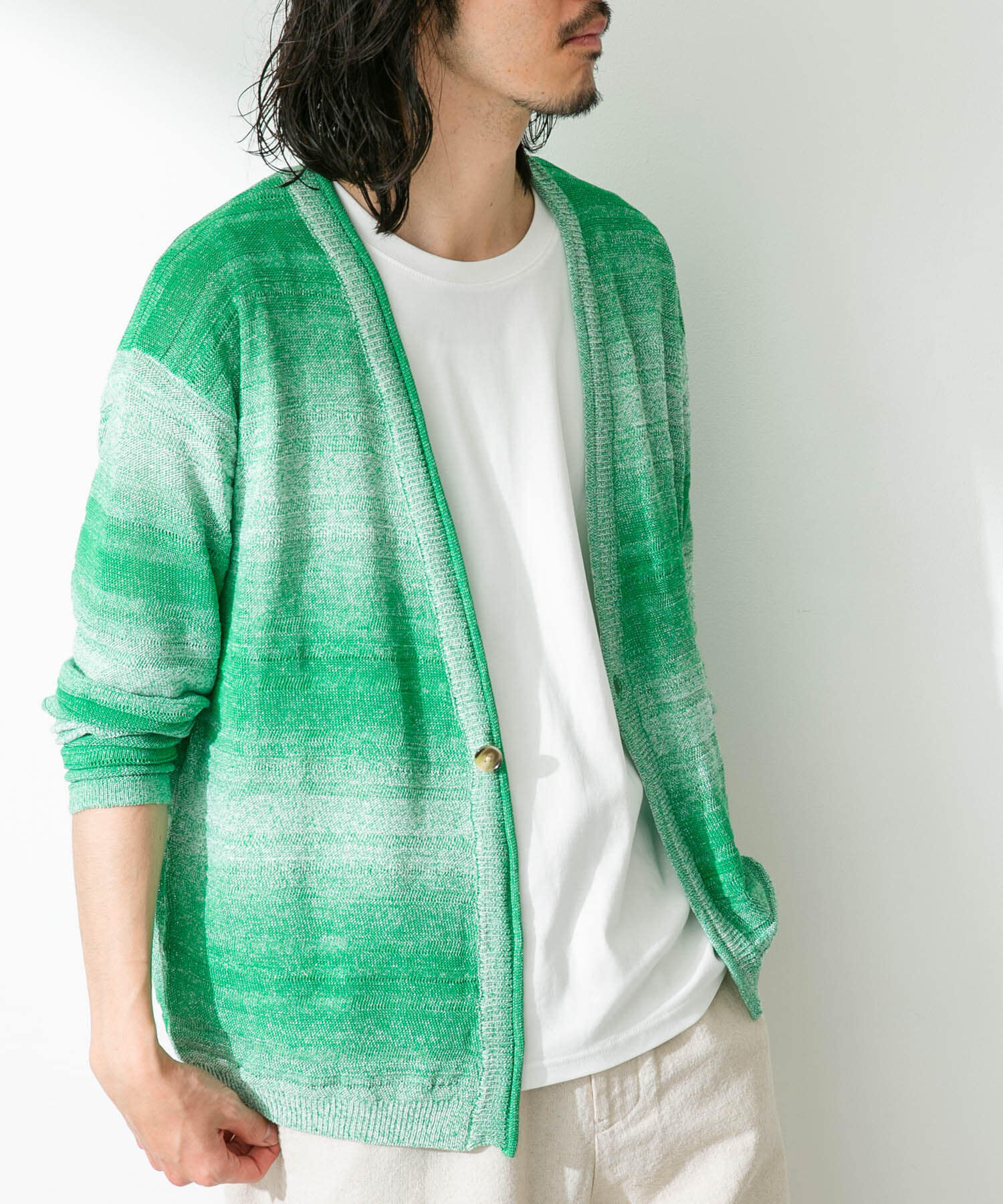 Sonny Label 「スペースダイライトニットカーディガン」|カーディガン|