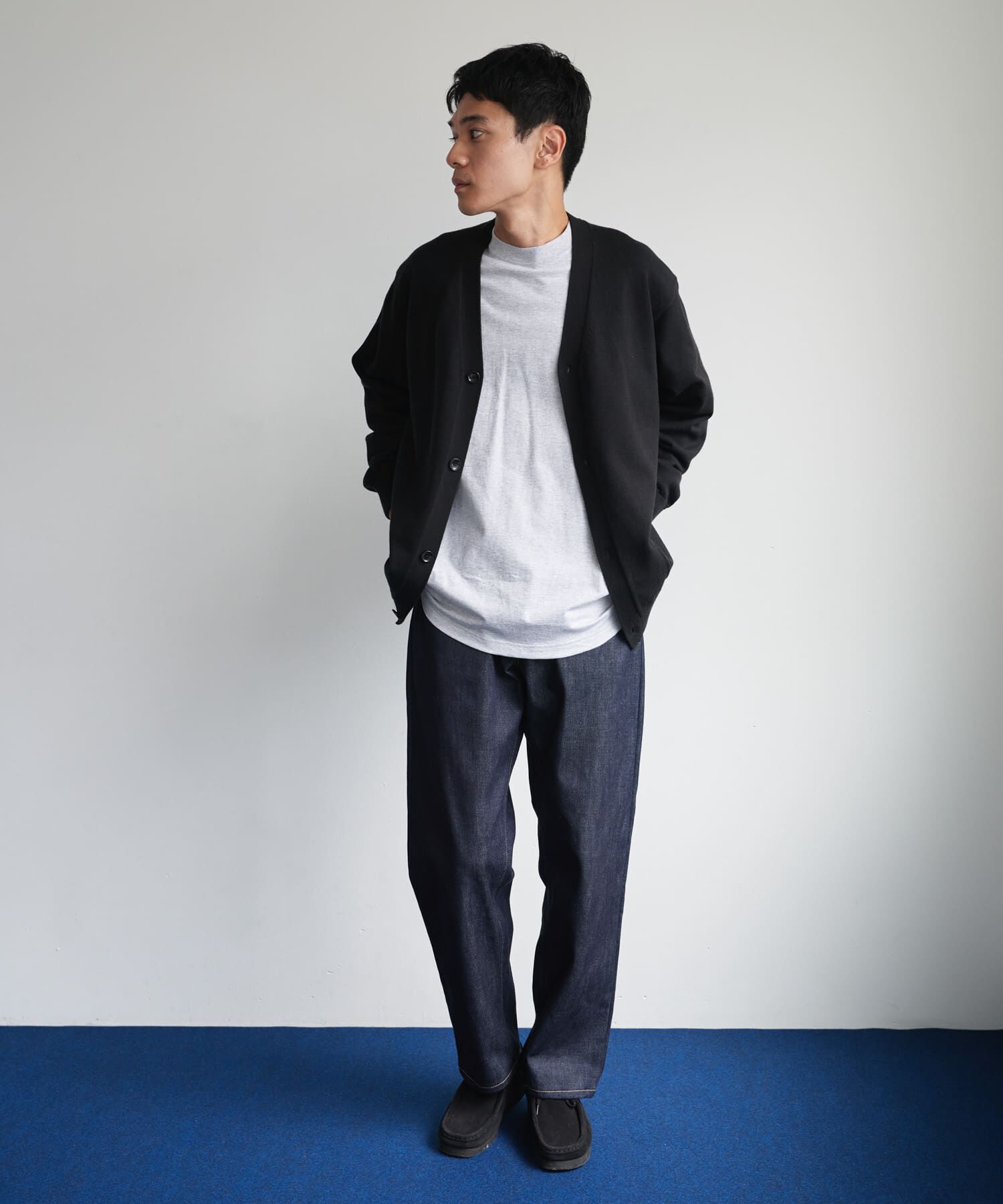 URBAN RESEARCH DOORS「『XLｻｲｽﾞ/WEB限定/仁村紗和さん着用』『UR TECH 200日ﾆｯﾄ』Vﾈｯｸｶｰ」|カーディガン|