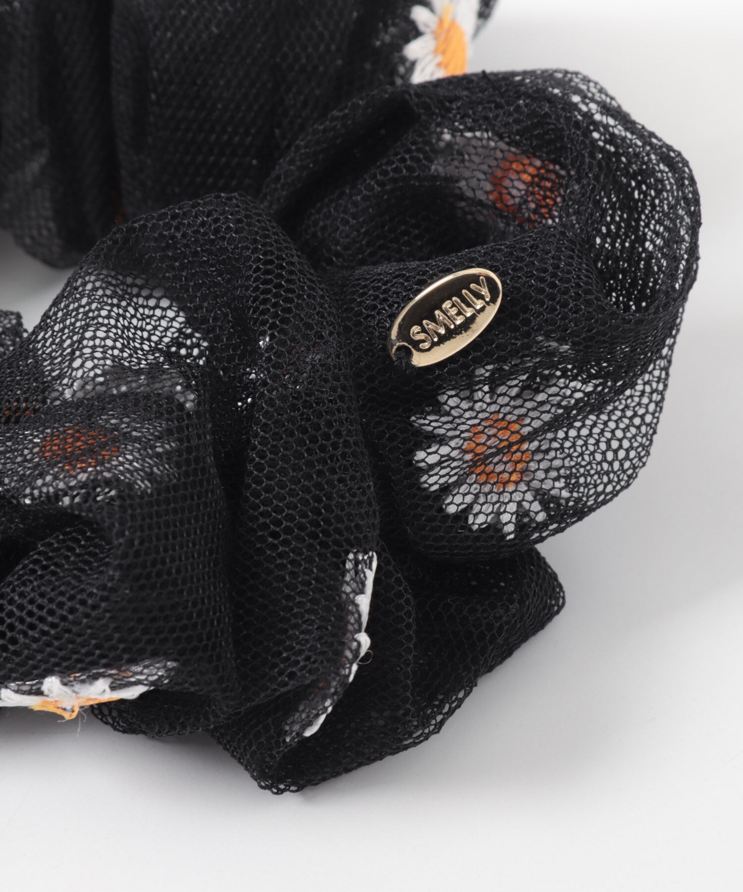 SMELLY「シアーフラワーシシュウシュシュ」|ヘアゴム・シュシュ|