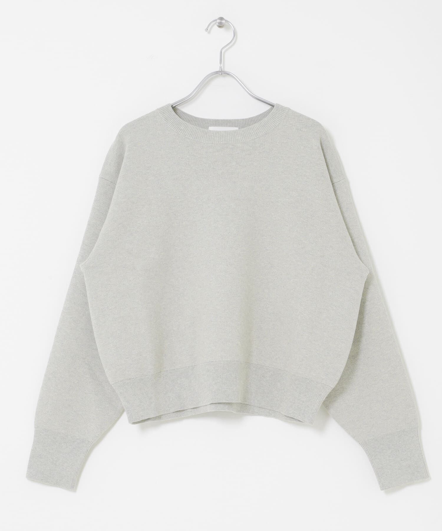 かぐれ「コットンカシミヤスムースプルオーバー」|ニット・セーター|