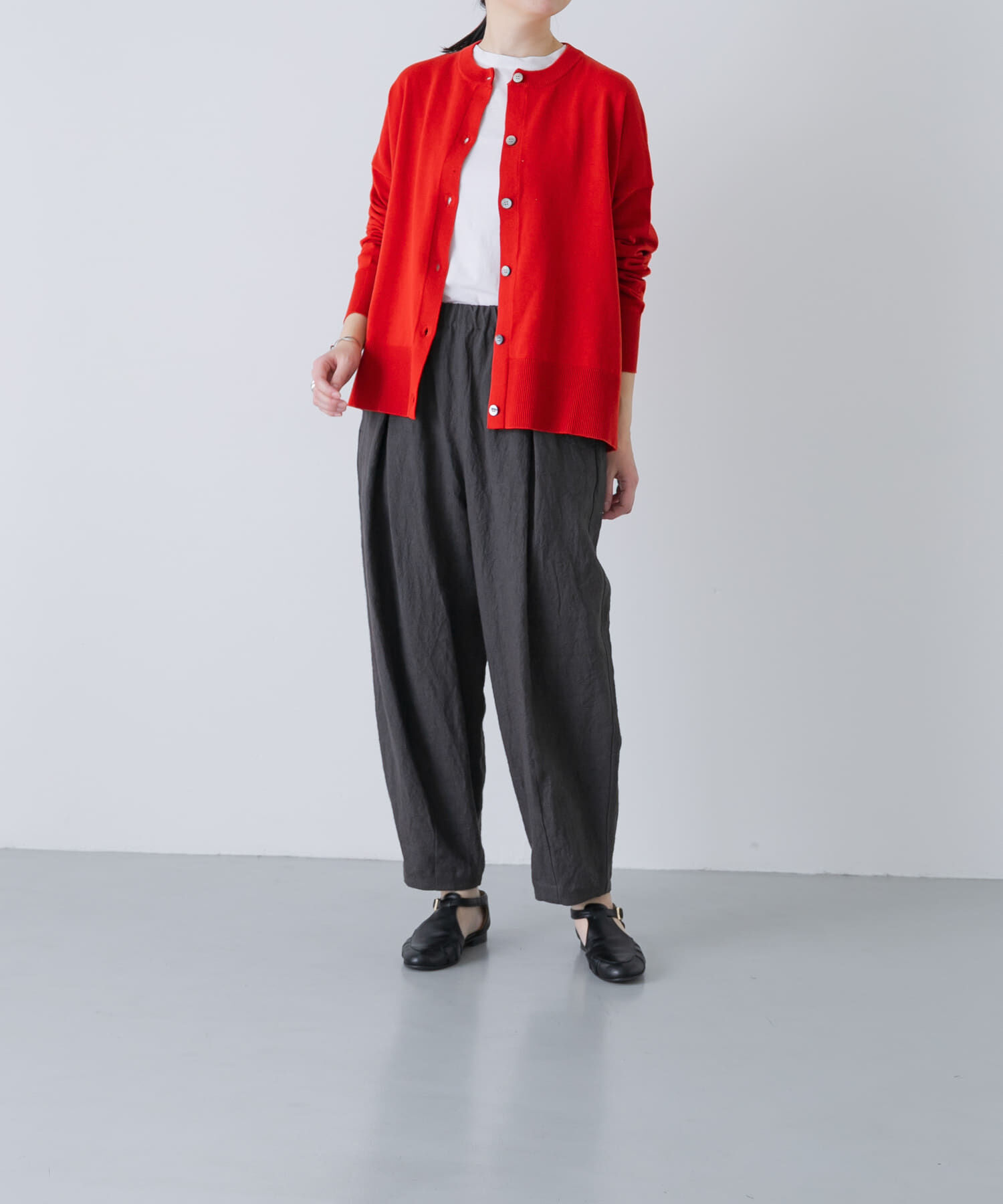 かぐれ「リネンラミールーズテーパードパンツ」|その他|