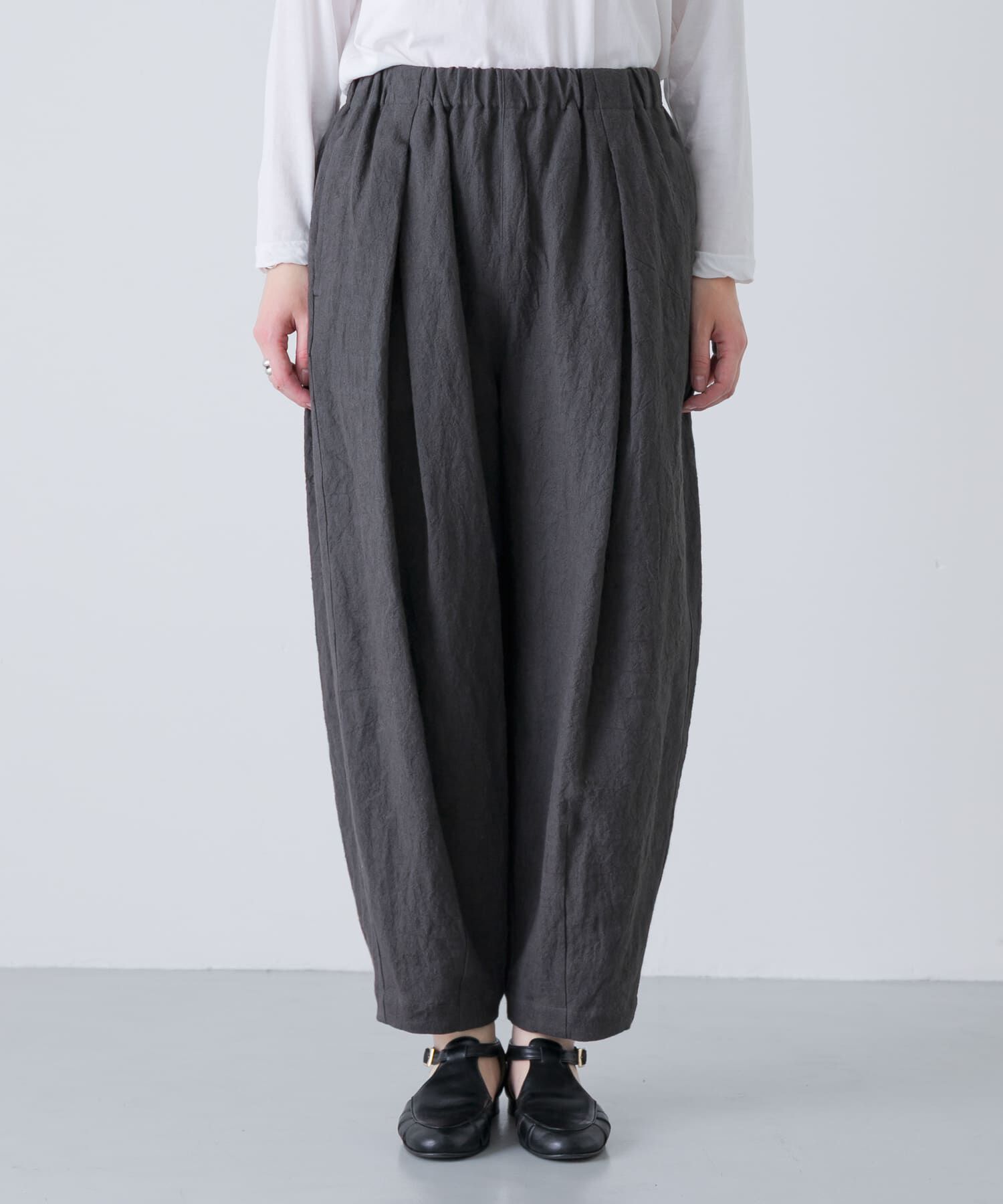 かぐれ「リネンラミールーズテーパードパンツ」|その他|