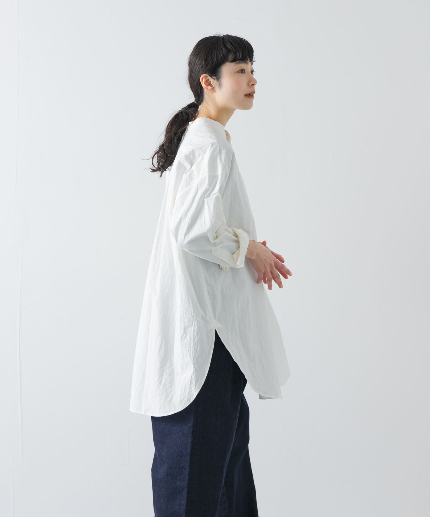 かぐれ「コットンチュニックシャツ」|シャツ・ブラウス|