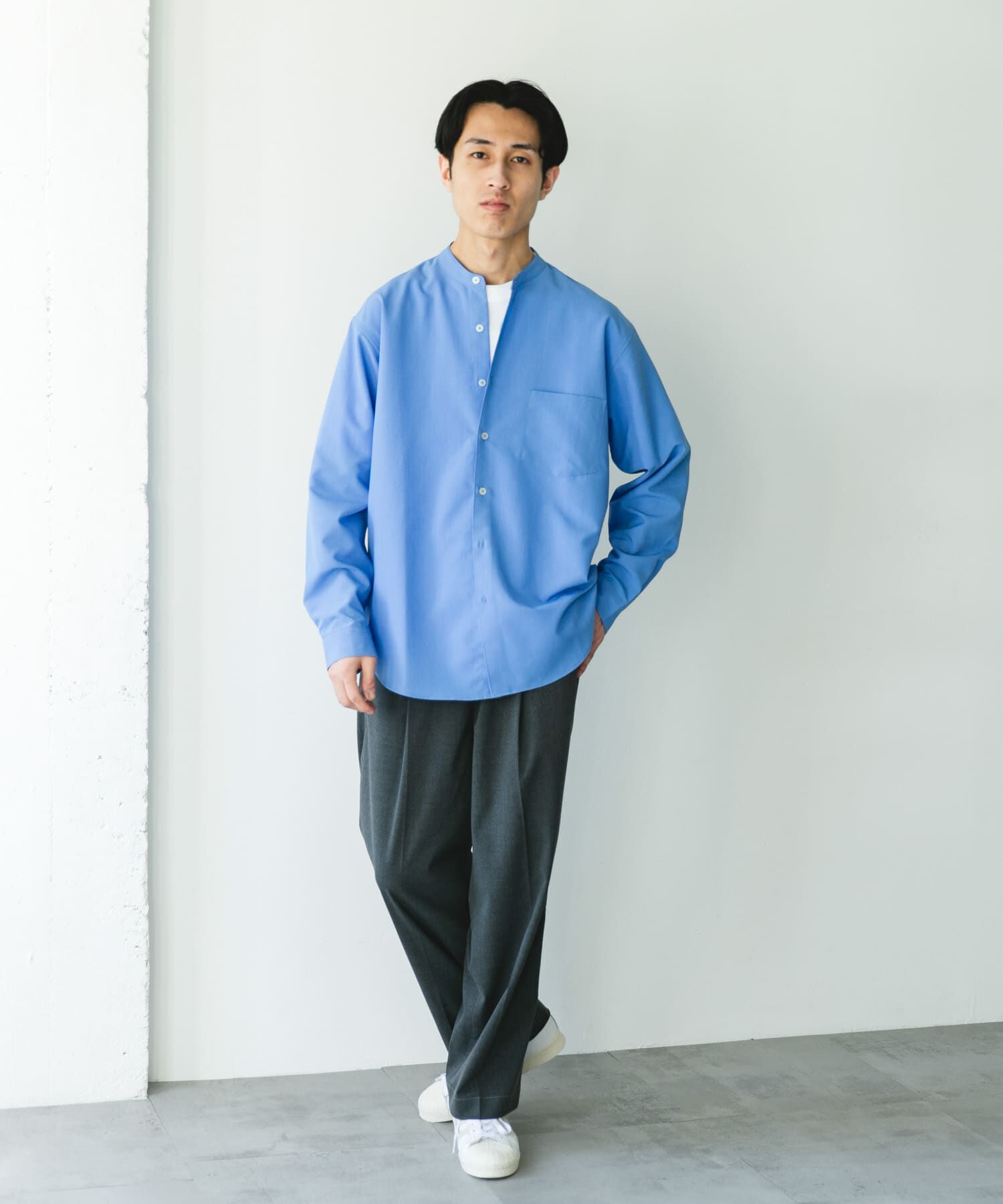 URBAN RESEARCH DOORS「『XLｻｲｽﾞ/WEB限定』『吸水速乾』ｾｵｱﾙﾌｧﾊﾞﾝﾄﾞｶﾗｰﾛﾝｸ 」|シャツ・ブラウス|