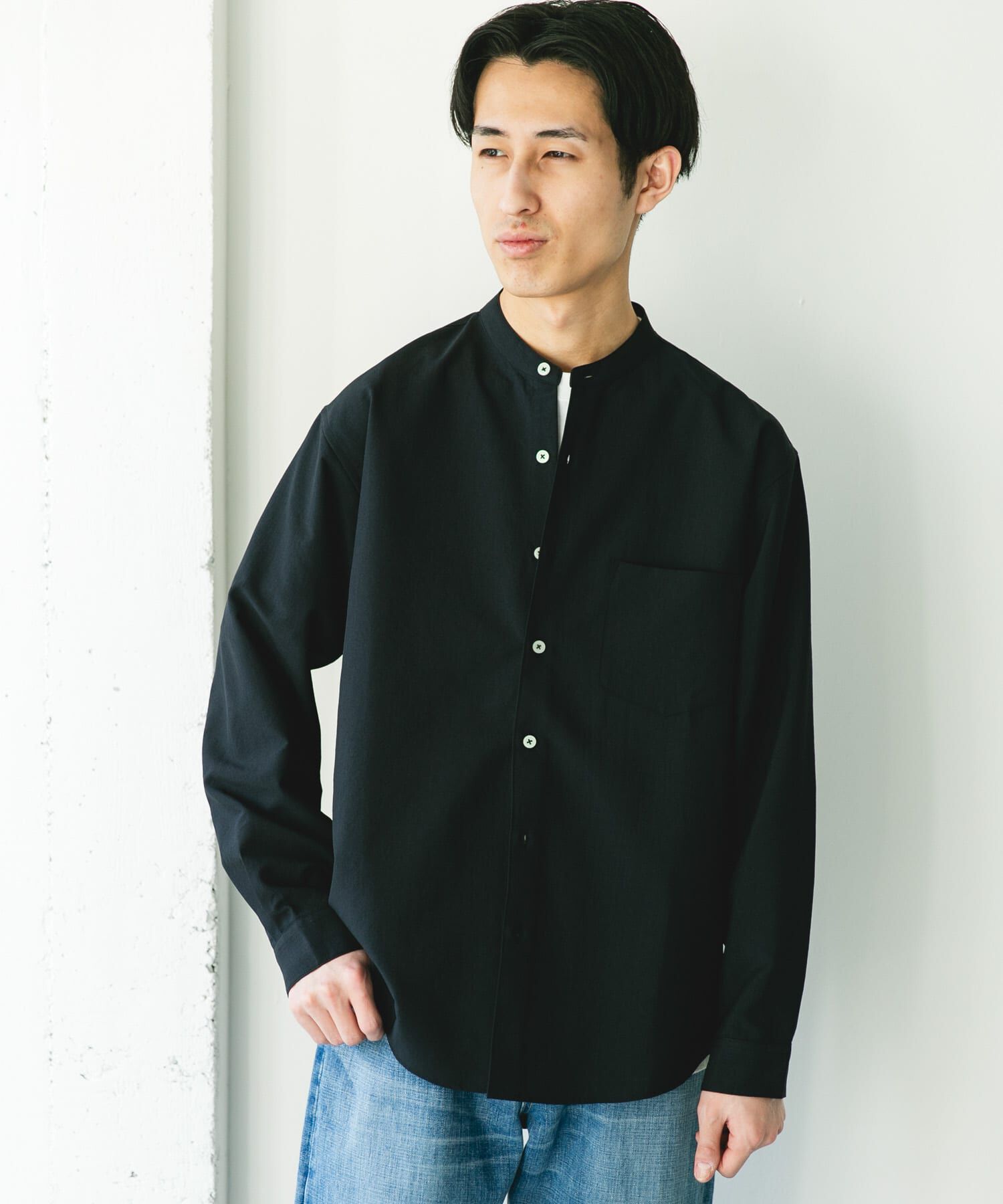 URBAN RESEARCH DOORS「『XLｻｲｽﾞ/WEB限定』『吸水速乾』ｾｵｱﾙﾌｧﾊﾞﾝﾄﾞｶﾗｰﾛﾝｸ 」|シャツ・ブラウス|